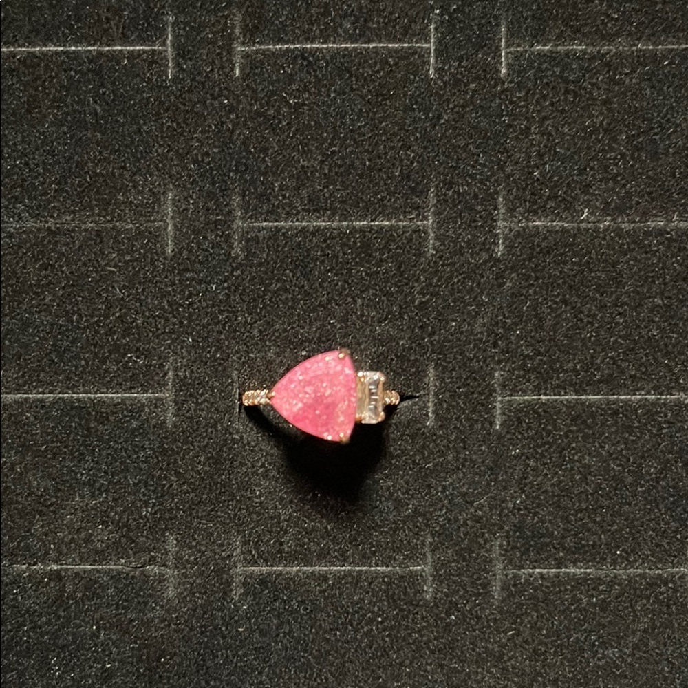 BP Pink Ice Crystal Ring - Size 6 - Picture 3 of 6